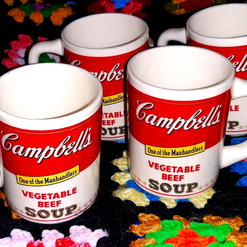 Set of 4 mint condition Campbell's mugs